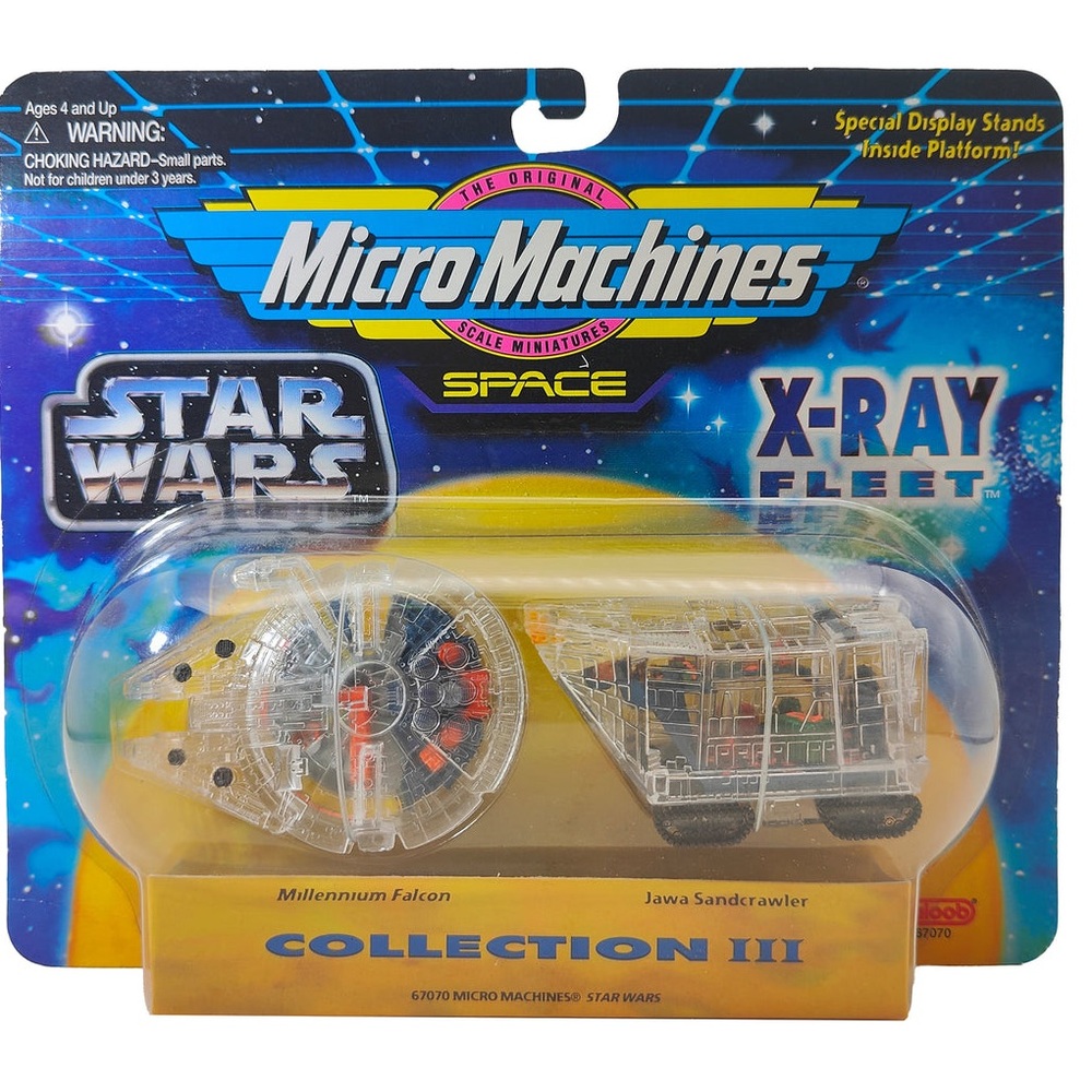 Vintage 1995 Micro Machines Star Wars X-Ray Fleet Collection III